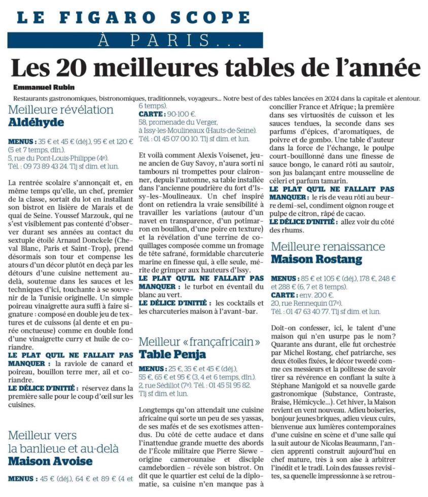 Arnaud Faye dans LE FIGARO MAGAZINE Oct 2024