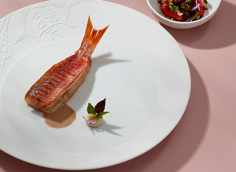 Arnaud Faye - Plat Rouget @thomas Dhellemmes